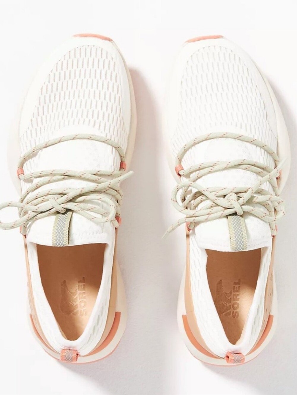 SOREL Kineric Impact Mesb Pink white tan sneakers - Picture 6 of 16